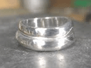 結婚指輪 重　ハート