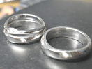 結婚指輪　オーダー　デザイン画