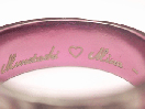 結婚指輪　ピンク