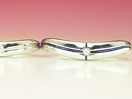 プラチナ　結婚指輪　紫