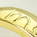 結婚指輪　手描き　文字