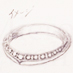 蓮の花　結婚指輪