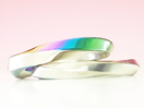 結婚指輪　虹