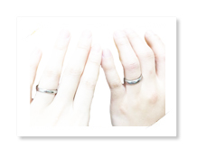 チタン　結婚指輪　オーダー