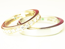 ハーフエタニティ　結婚指輪