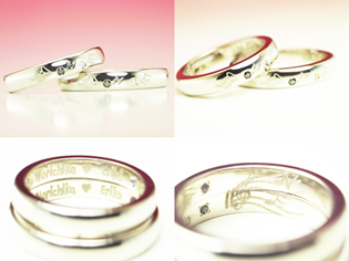 結婚指輪　楽器