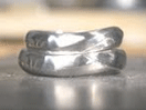 結婚指輪 ハート