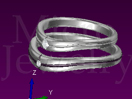 結婚指輪　紫