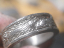 結婚指輪　彫